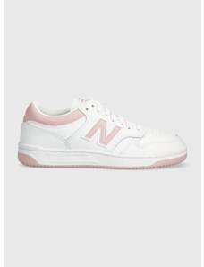 Sneakers boty New Balance BB480LOP růžová barva