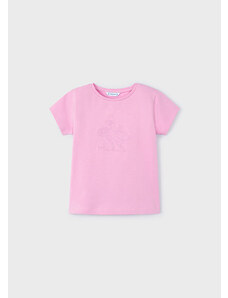 Dívčí triko Mayoral 174 růžová, smetanová