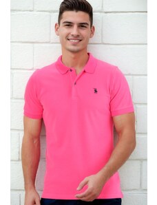 T8561 DEWBERRY MEN'S TSHIRT-OUTDOOR FUCHSIA