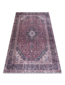 Dywany Luszczow Kusový koberec ANDRE pratelný 2288 orientální vintage protiskluz, bordó / šedá