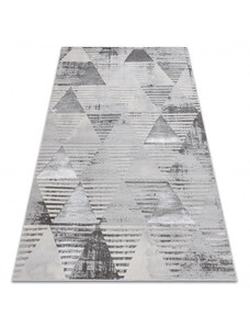 Dywany Luszczow Kusový koberec LIRA E1627 Trojúhelníky geometrický, šedá