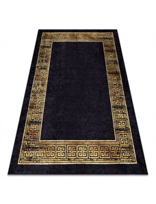 Dywany Luszczow Dětský kusový koberec MIRO 51223.806 pratelný Rám, řecký protiskluz, černý / zlatý