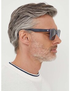 Sluneční brýle Tommy Hilfiger pánské, tmavomodrá barva, TH 2073/S