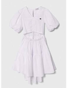 Dívčí šaty Pinko Up bílá barva, mini