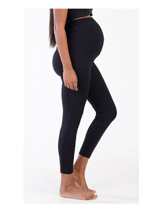 Vienetta Dámské mateřské elastické kalhoty Julie, barva černá, 92% polyester 8% elasten