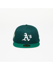 Kšiltovka New Era Oakland Athletics MLB Team Colour 59FIFTY Fitted Cap Dark Green/ White