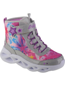 BAREVNÉ SVÍTÍCÍ DÍVČÍ BOTY SKECHERS TWISTY BRIGHTS - SWEET STARZ Barevná