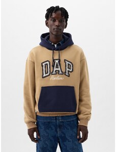 Mikina GAP × Dapper Dan Unisex Hnědá