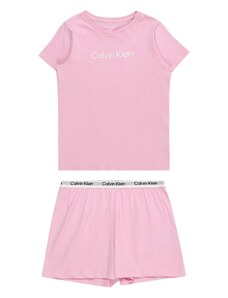 Calvin Klein Underwear Pyžamo šedá / světle růžová / černá / bílá