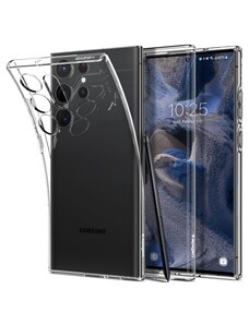 Kryt Spigen Liquid Crystal ACS05610 for Samsung Galaxy S23 Ultra - Crystal Clear