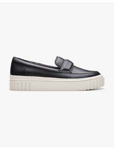 CLARKS Mayhill Cove Black Leather