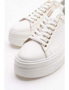 LuviShoes Spes White Women's Sneakers