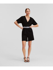 OVERAL KARL LAGERFELD LOGO TAPE ROMPER