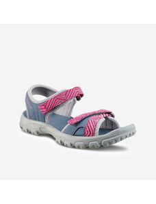 QUECHUA Dívčí turistické sandály MH 100 modro-růžové