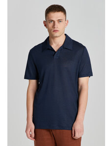 POLOKOŠILE GANT LINEN SS POLO modrá S