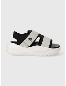 Dětské sandály adidas MEHANA SANDAL KIDS šedá barva