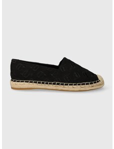 Espadrilky Karl Lagerfeld KAMINI NFT černá barva, KL80124A