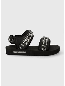 Sandály Karl Lagerfeld ATLANTIK pánské, černá barva, KL70511