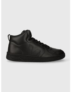 Kožené sneakers boty Veja V-15 černá barva, VQ0203305