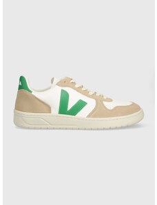 Kožené sneakers boty Veja V-10 bílá barva, VX0503146A