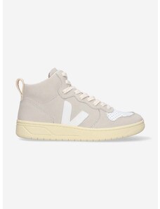 Kožené sneakers boty Veja V-15 Nubuck VQ132815 béžová barva