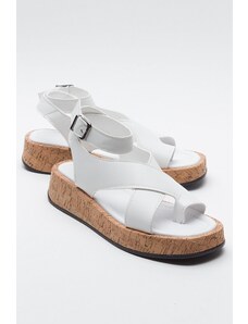 LuviShoes SARY White Women's Sandals