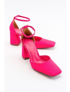 LuviShoes Bovl Fuchsia Women's Heeled Shoes