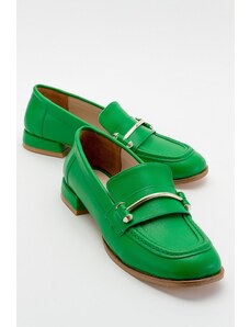 LuviShoes Fölen Green Women's Loafers