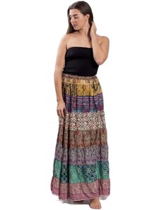 Indie Volánová sukně v etno stylu XII.