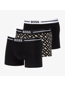Boxerky Hugo Boss Bold Design Trunk 3-Pack Black/ White/ Beige