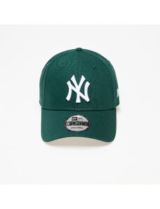Kšiltovka New Era New York Yankees League Essential 9FORTY Adjustable Cap Dark Green/ White