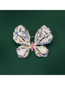 Éternelle Luxusní brož se zirkony Eleonora - motýl