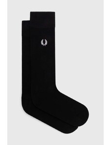 Ponožky Fred Perry Classic Laurel Wreath Sock pánské, černá barva, C7135.843