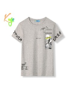 Chlapecké tričko kr.r. Kugo GC8605, šedé