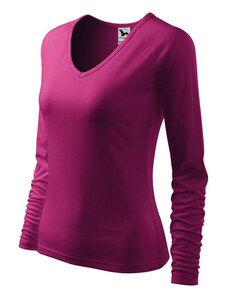 Růžové Malfini tričko s dlouhými rukávy pro ženy, 2XL i476_91483817
