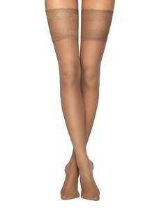 Conte Woman's Hold-Ups Bronz