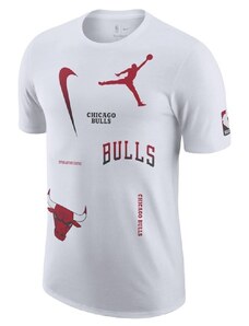 Dětské Jordan NBA Bulls Tee / Bílá / XL