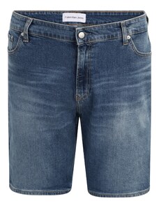 Calvin Klein Jeans Plus Džíny modrá džínovina / černá / bílá