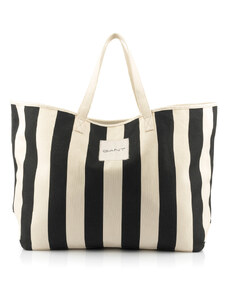 TAŠKA GANT STRIPED CANVAS BEACH BAG černá None