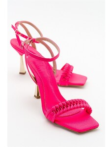 LuviShoes Minna Fuchsia Women's Heeled Shoes