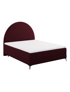 Červená čalouněná dvoulůžková postel boxspring Cosmopolitan Design Sunrise 160 x 200 cm