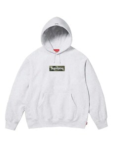 Supreme Box Logo Hooded Sweatshirt (FW23) Ash Grey