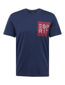 ESPRIT Tričko námořnická modř / červená / bílá
