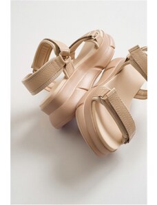 LuviShoes Women's Nude Sandals