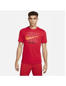 Nike M NK DF TEE SLUB HBR RED