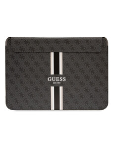 Guess PU 4G Printed Stripes Computer Sleeve 13/14" černá