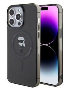 Karl Lagerfeld IML Ikonik MagSafe pouzdro pro iPhone 15 Pro Max černá