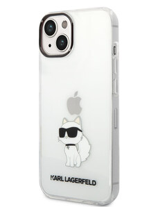 Karl Lagerfeld IML Choupette NFT pouzdro pro iPhone 14 Plus transparentní