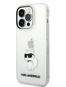 Karl Lagerfeld IML Choupette NFT Zadní Kryt pro iPhone 14 Pro transparentní