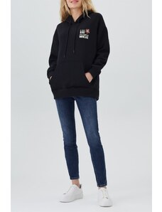 Lee Cooper Ella Women's Hooded Sweatshirt Black